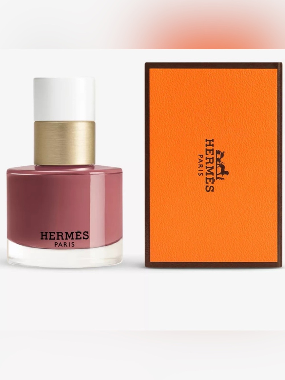 NEW! Hermès Les Mains Rose #49 Nail Polish — Rose Tamise - Picture 2 of 12